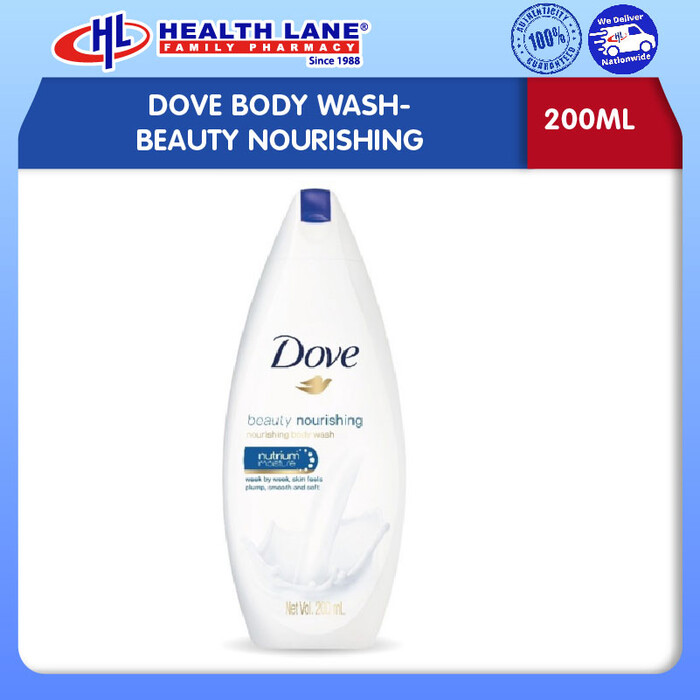 DOVE SABUN BADAN- BEAUTY NOURISHING (200ML)